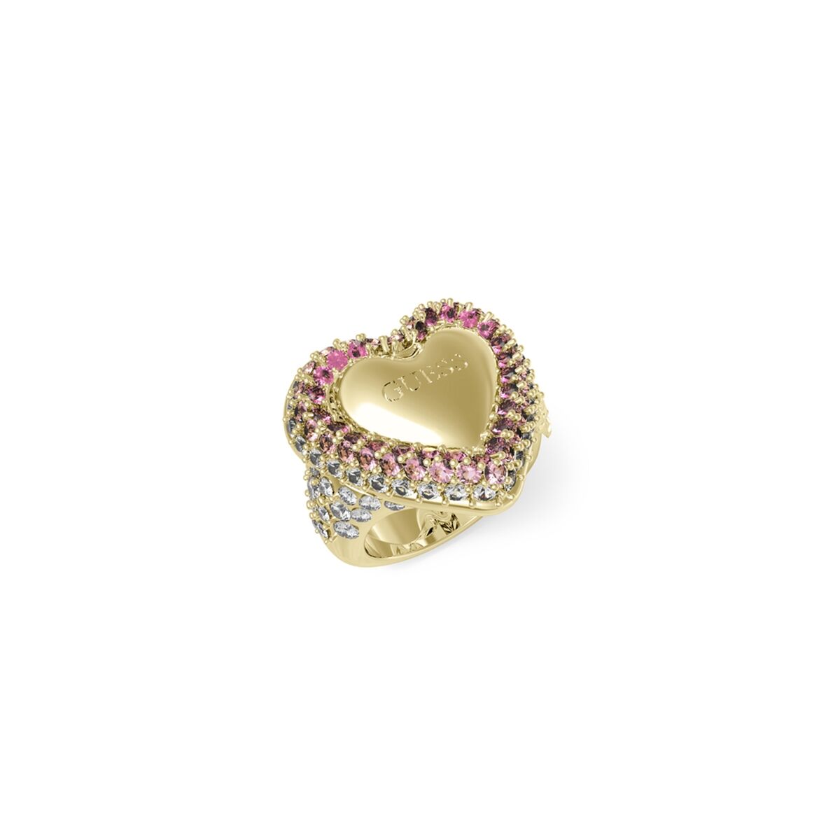 Ladies' Ring Guess JUBR05009JWYGPK58 18 Golden -  Jewellery, Women -  Guess.