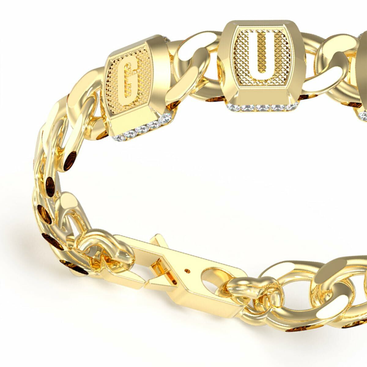 Ladies' Bracelet Guess JUMB05012JWYGS Golden -  Jewellery, Women -  Guess.