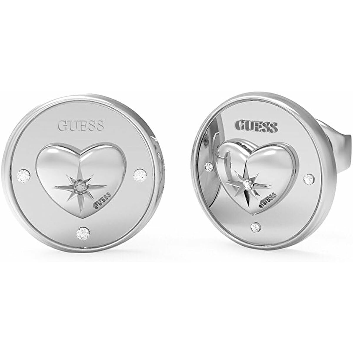 Ladies' Earrings Guess JUBE01446JWRHT-U Metal -  Jewellery, Women -  Guess.