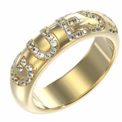 Ladies' Ring Guess JUBR03182JWYG54 14 -  Jewellery, Women -  Guess.