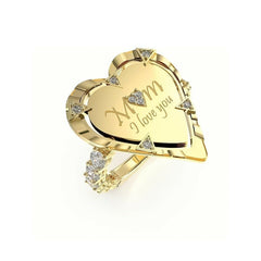 Ladies' Ring Guess JUBR04050JWYG54 Golden -  Jewellery, Women -  Guess.