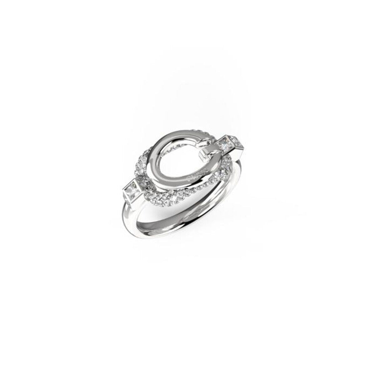 Ladies' Ring Guess JUBR04513JWRH56 Silver 16 -  Jewellery, Women -  Guess.