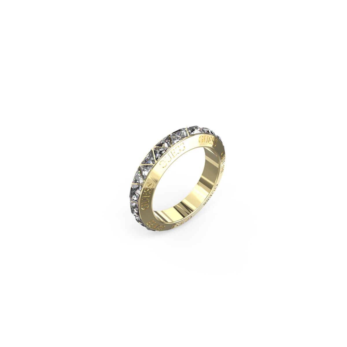 Ladies' Ring Guess JUBR04575JWYG52 Golden Silver 12 -  Jewellery, Women -  Guess.