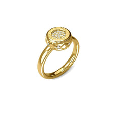 Ladies' Ring Guess JUBR04597JWYG52 Golden 12 -  Jewellery, Women -  Guess.
