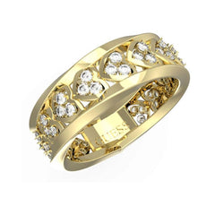 Ladies' Ring Guess JUBR04605JWYG54 14 Golden -  Jewellery, Women -  Guess.