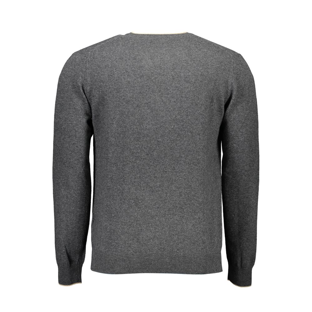 Harmont & Blaine Gray Wool Sweater -   -  Harmont & Blaine.