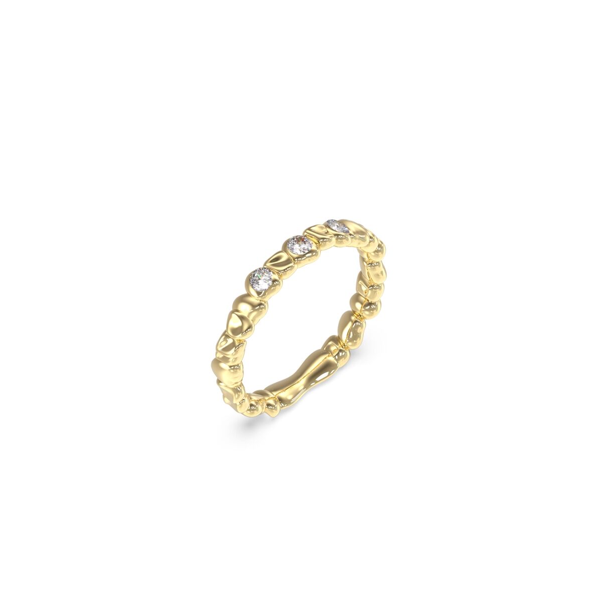 Ladies' Ring Guess JUBR05190JWYG54 14 Golden -  Jewellery, Women -  Guess.