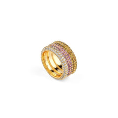 Ladies' Ring Guess JUBR05140JWYGPK56 16 Golden -  Jewellery, Women -  Guess.