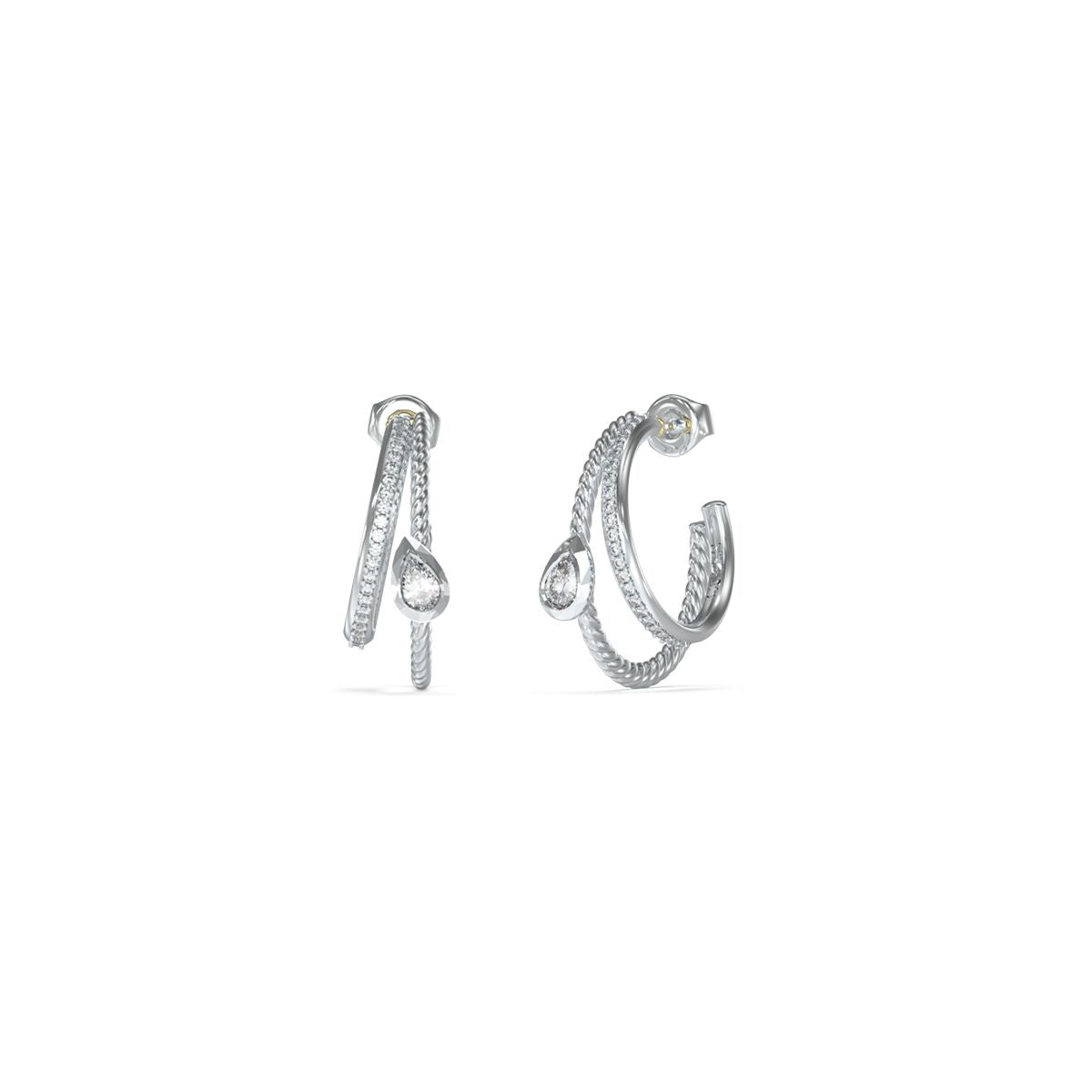 Ladies' Earrings Guess JUBE05244JWRHT-U Silver -  Jewellery, Women -  Guess.