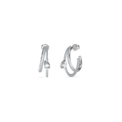 Ladies' Earrings Guess JUBE05244JWRHT-U Silver -  Jewellery, Women -  Guess.