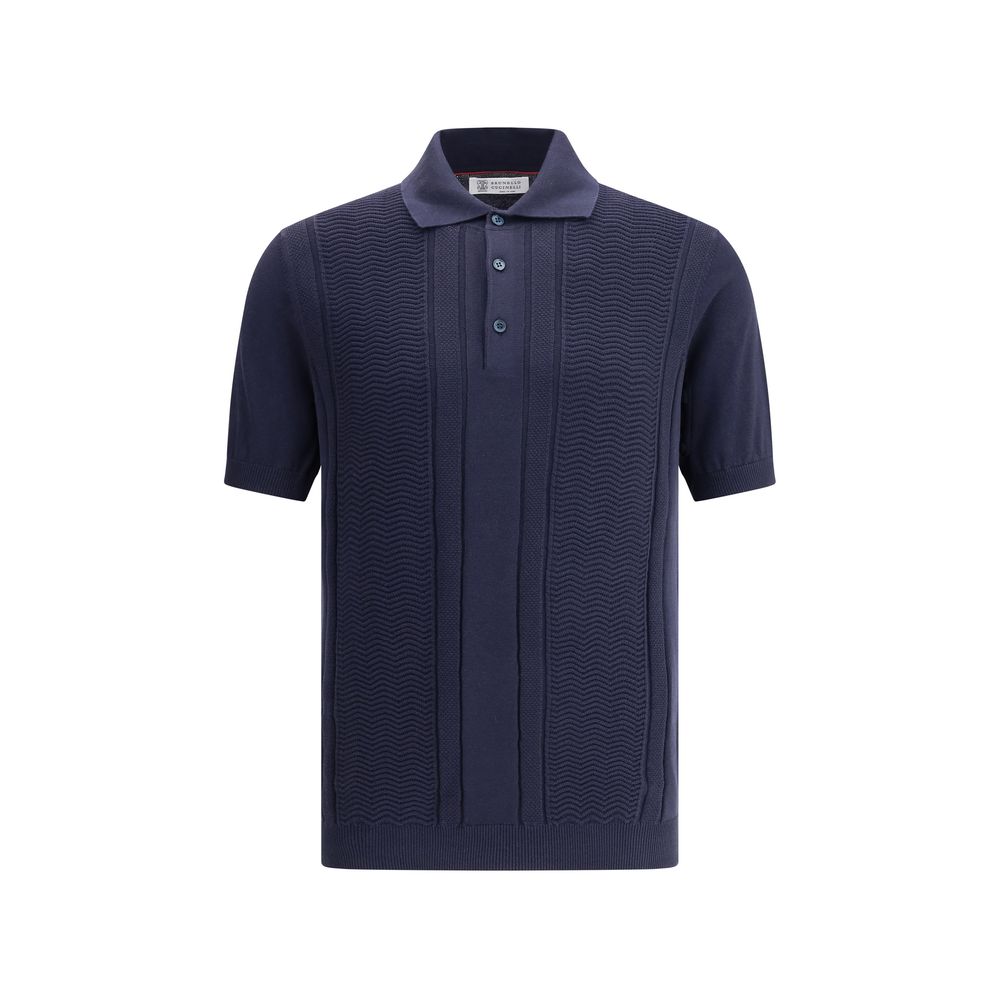 Brunello Cucinelli Knit Polo Shirt -   -  Brunello Cucinelli.