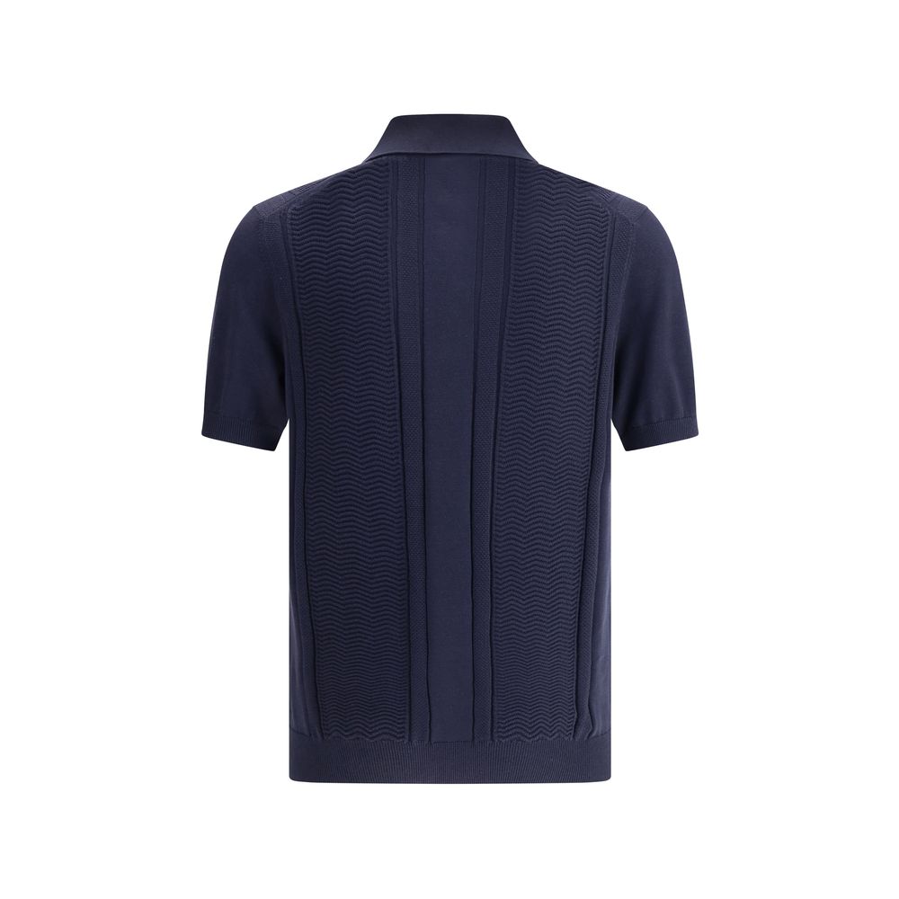 Brunello Cucinelli Knit Polo Shirt -   -  Brunello Cucinelli.