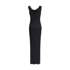Versace Draped jersey long Dress -   -  Versace.