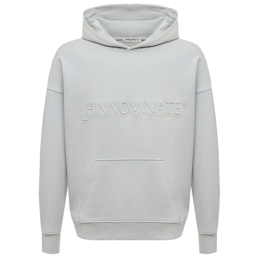 Hinnominate Gray Cotton Sweater -   -  Hinnominate.