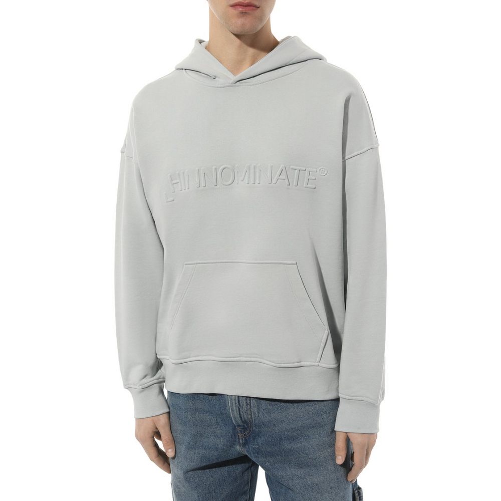 Hinnominate Gray Cotton Sweater -   -  Hinnominate.