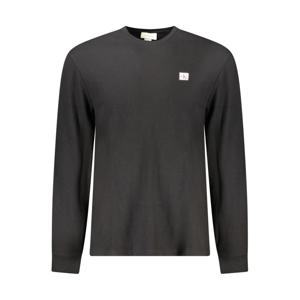 Calvin Klein Black Cotton Men Sweater -   -  Calvin Klein.