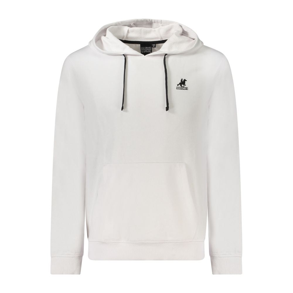U.S. Grand Polo White Cotton Men Sweater -   -  U.S. Grand Polo.