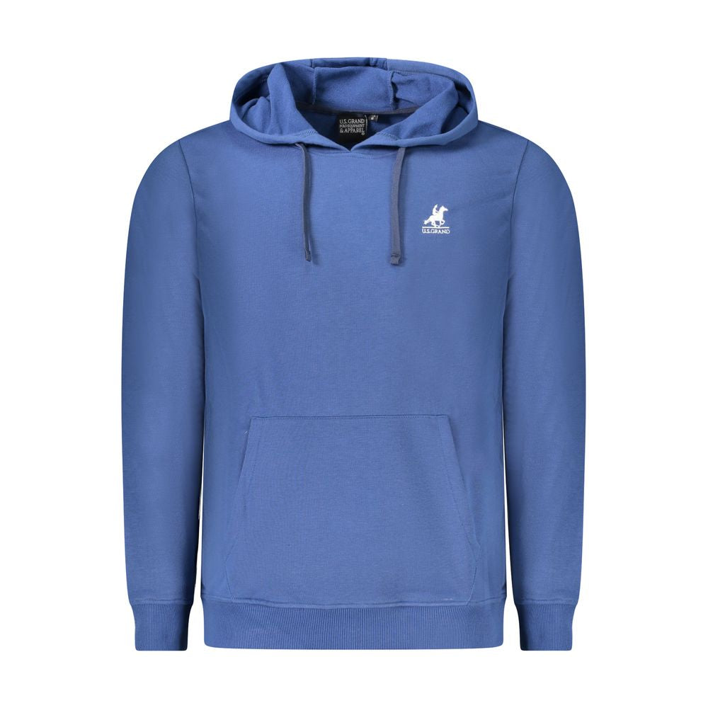 U.S. Grand Polo Blue Cotton Men Sweater -   -  U.S. Grand Polo.
