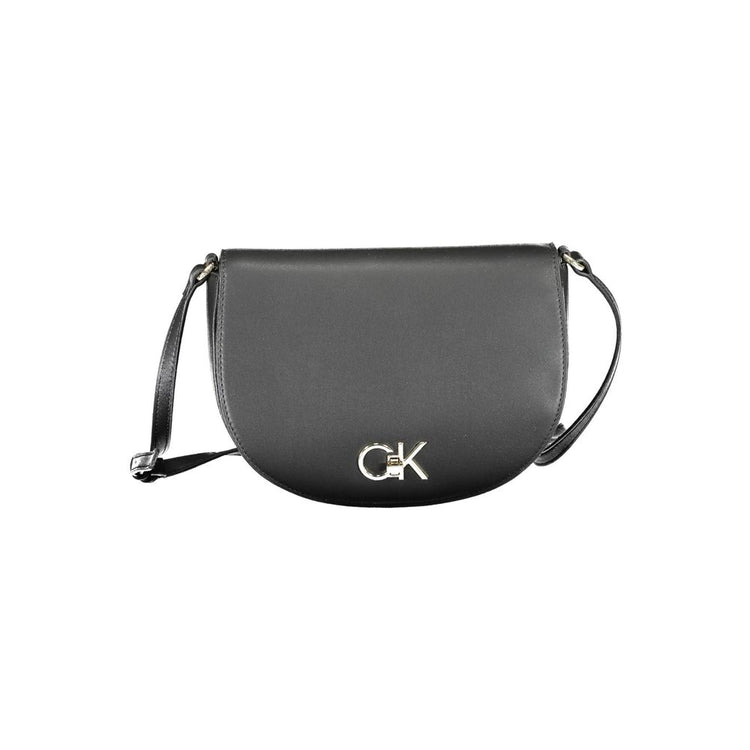 Calvin Klein - Minimalist Semi-Circular Adjustable Shoulder Bag - Black Calvin Klein