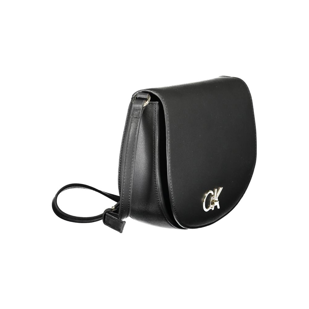 Calvin Klein - Minimalist Semi-Circular Adjustable Shoulder Bag - Black Calvin Klein