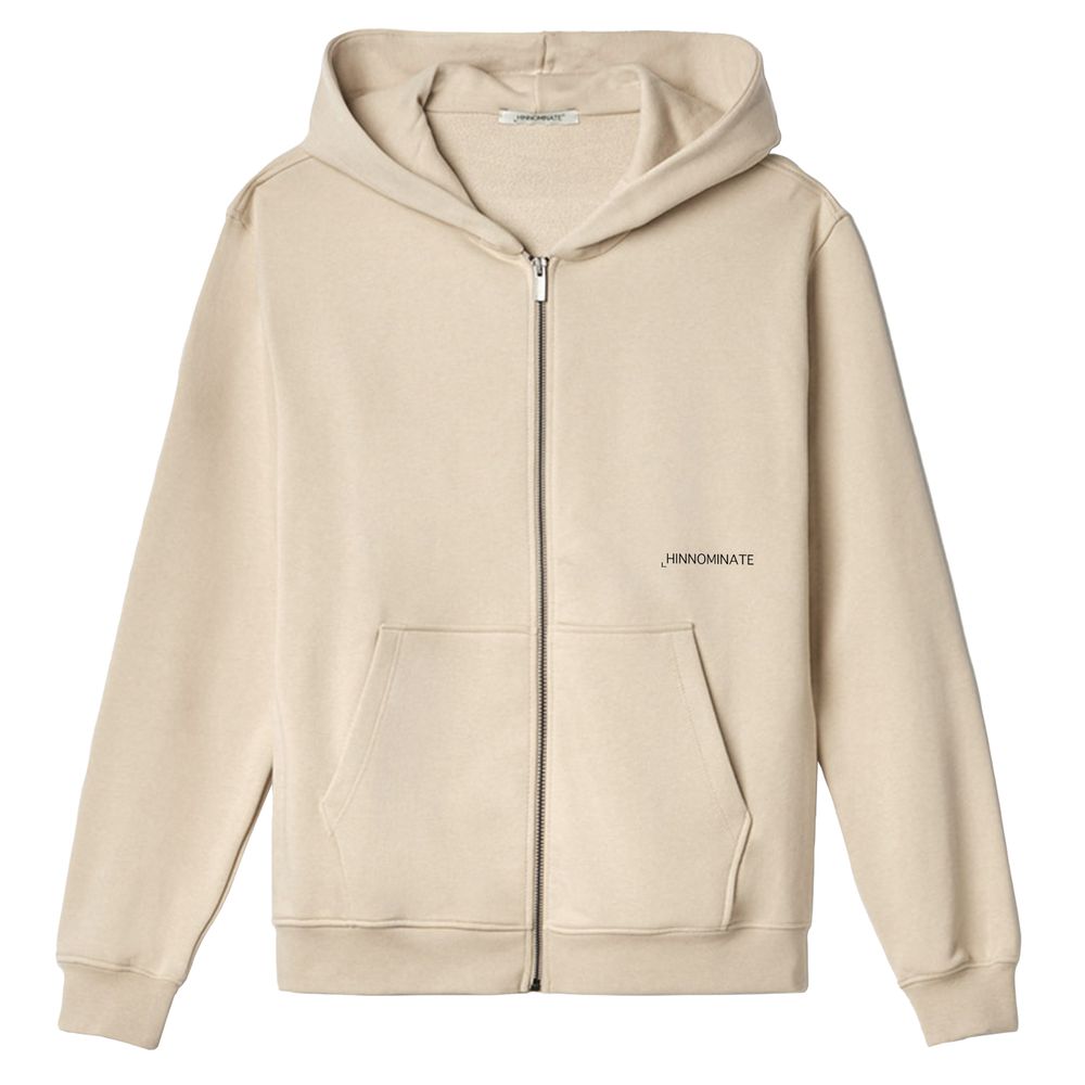 Hinnominate Beige Cotton Sweater -   -  Hinnominate.