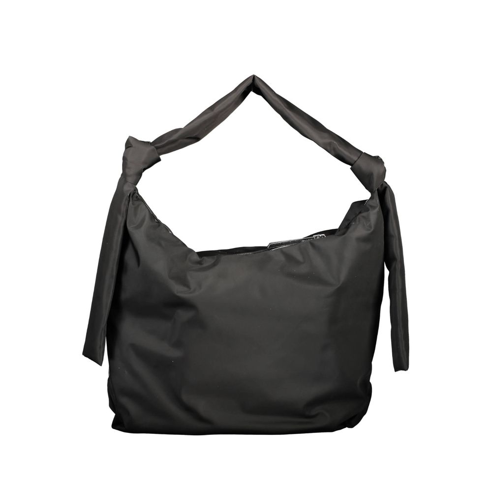 Calvin Klein - Modern Knotted Handle Recycled Polyester Shoulder Bag - Black Calvin Klein