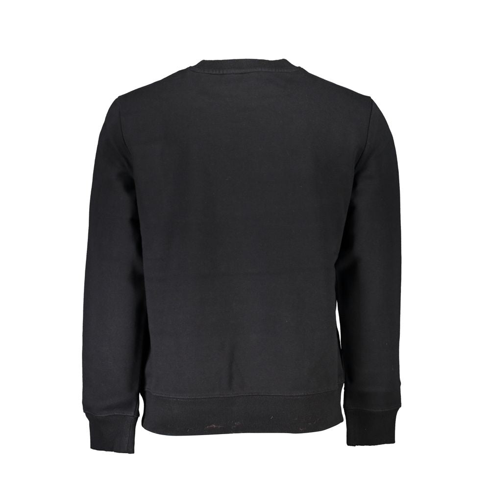 Napapijri Black Cotton Sweater -   -  Napapijri.