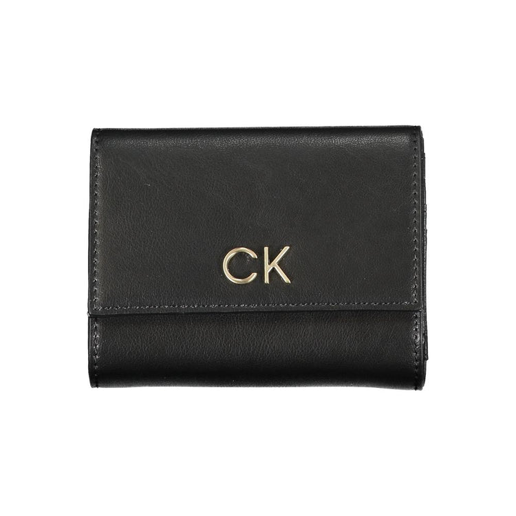 Calvin Klein - Sleek Compact RFID Wallet with Coin Purse - Black Calvin Klein