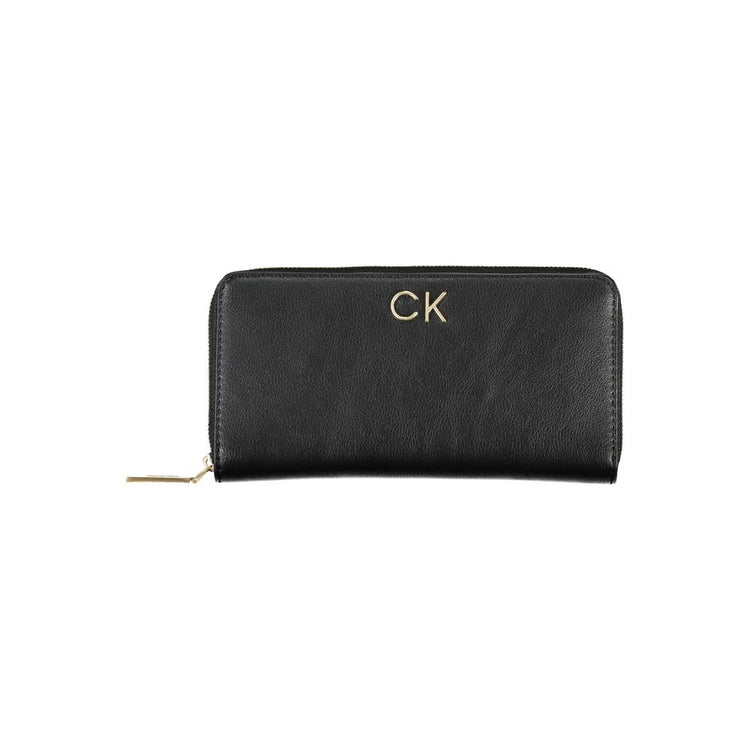 Calvin Klein - Sleek RFID Blocking Zip-Around Wallet - Black Calvin Klein