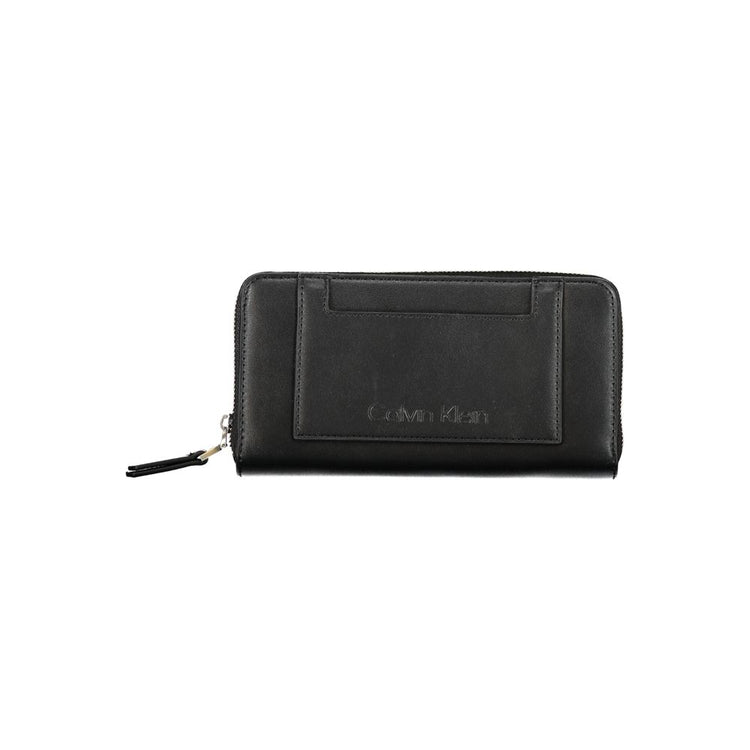Calvin Klein - Sleek Recycled Polyester Zip Wallet - Black Calvin Klein