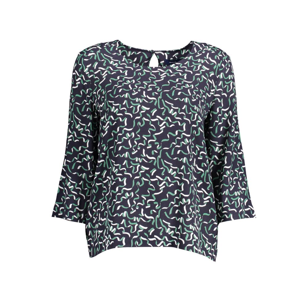 Gant Blue Viscose Sweater -   -  Gant.