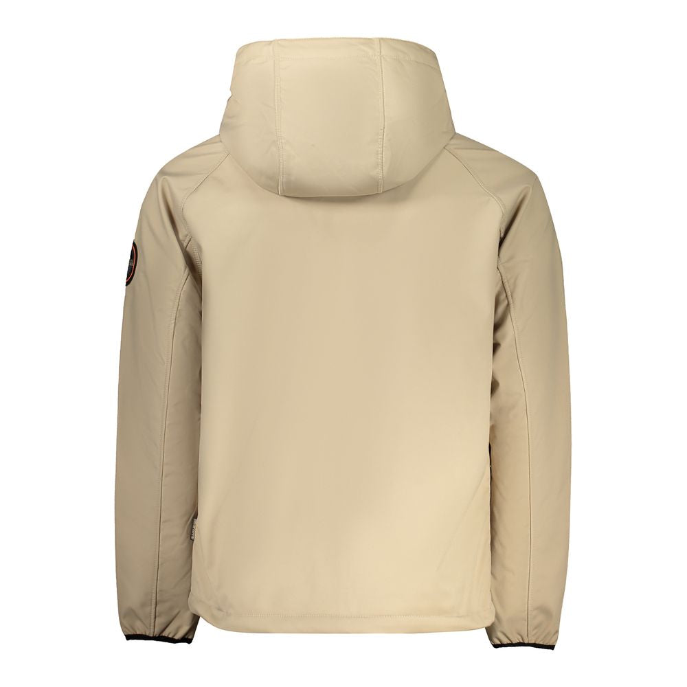 Napapijri Beige Polyester Jacket -   -  Napapijri.