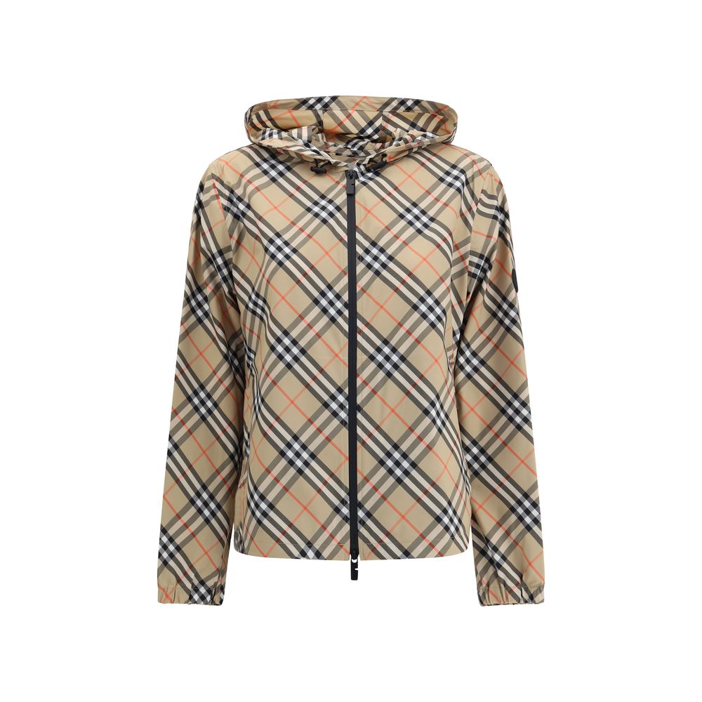 Burberry Archivio Check waterproof Jacket -   -  Burberry.