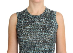 Dolce & Gabbana Blue Wool Sweater Sleeveless Pullover -   -  Dolce & Gabbana.