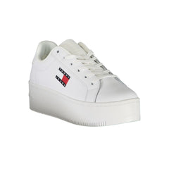 Tommy Hilfiger White Polyester Sneaker -   -  Tommy Hilfiger.