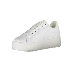 Tommy Hilfiger White Polyester Sneaker -   -  Tommy Hilfiger.