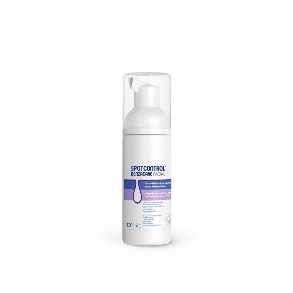 Cleansing Foam Benzacare Spotcontrol Facial Purifying 130 ml -  Beauty, Skin care -  Benzacare.