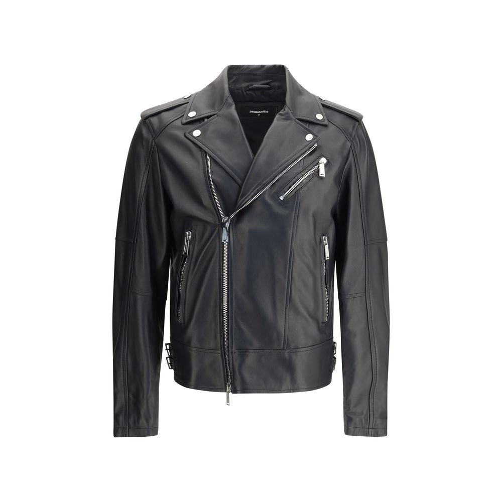 Dsquared² Kiodo leather Jacket -   -  Dsquared².