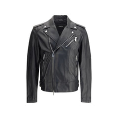 Dsquared² Kiodo leather Jacket -   -  Dsquared².