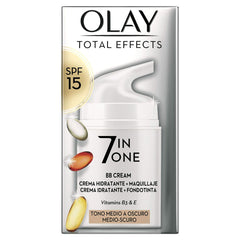 Hydrating Cream with Colour Olay Total Effects Bb Cream Medium Dark Spf 15 50 ml -  Beauty, Make-up -  Olay.