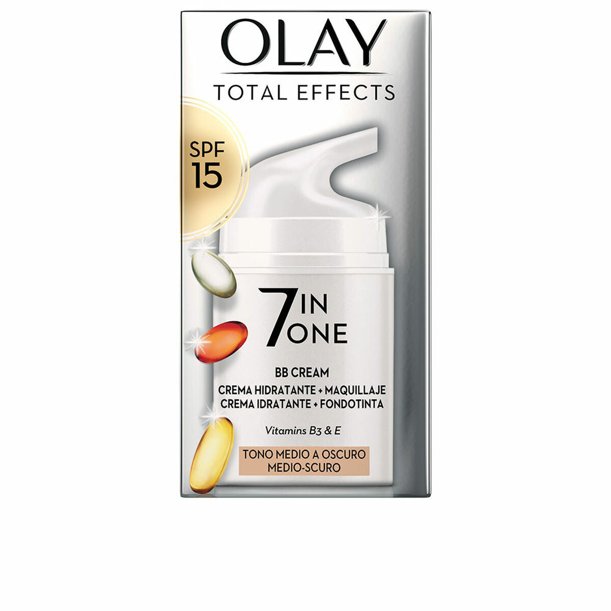 Hydrating Cream with Colour Olay Total Effects Bb Cream Medium Dark Spf 15 50 ml -  Beauty, Make-up -  Olay.