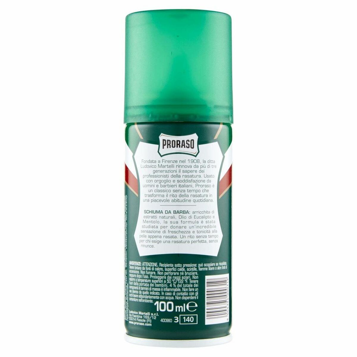 Shaving Foam Proraso Refresh Eucalyptus -  Beauty, Shaving and hair removal -  Proraso.
