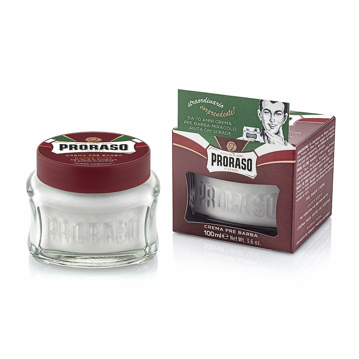 Pre-shave cream Proraso Barbe Dure 100 ml -  Beauty, Shaving and hair removal -  Proraso.