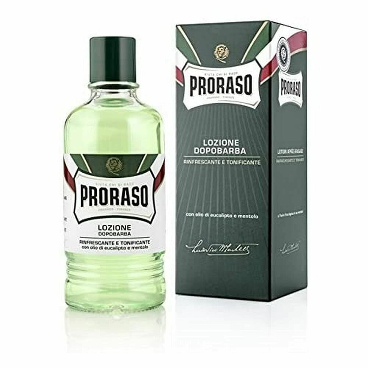 Aftershave Lotion Proraso MART.021 400 ml Alcohol Eucalyptus Menthol -  Beauty, Shaving and hair removal -  Proraso.