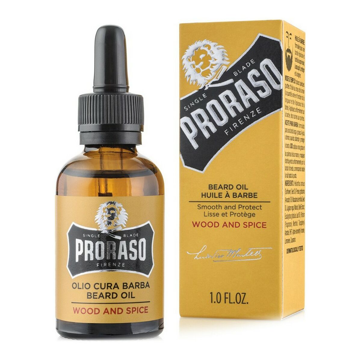 Beard Oil Yellow Proraso 400740 30 ml -  Beauty, Shaving and hair removal -  Proraso.