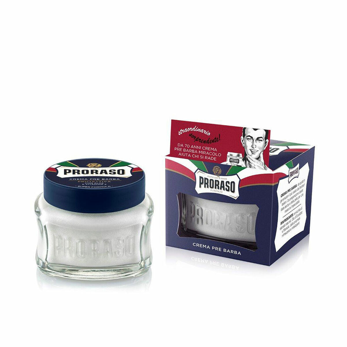 Pre-shave cream Proraso Blue 100 ml -  Beauty, Shaving and hair removal -  Proraso.