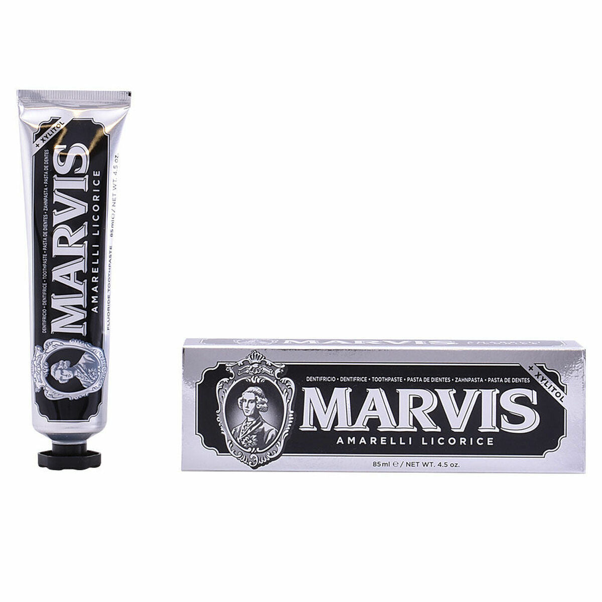 Fresh Breath Toothpaste Licorice Mint Marvis Amarelli Licorice 85 ml -  Health and personal care, Oral care -  Marvis.