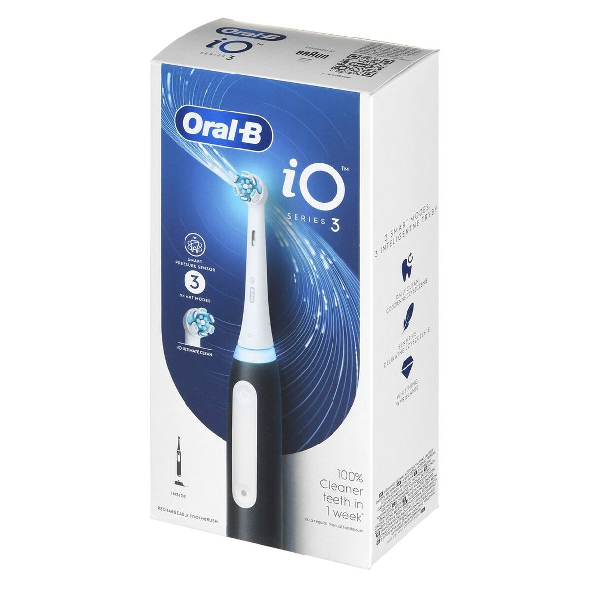 Electric Toothbrush Oral-B iO3 Matt Black -  Health and personal care, Oral care -  Oral-B.