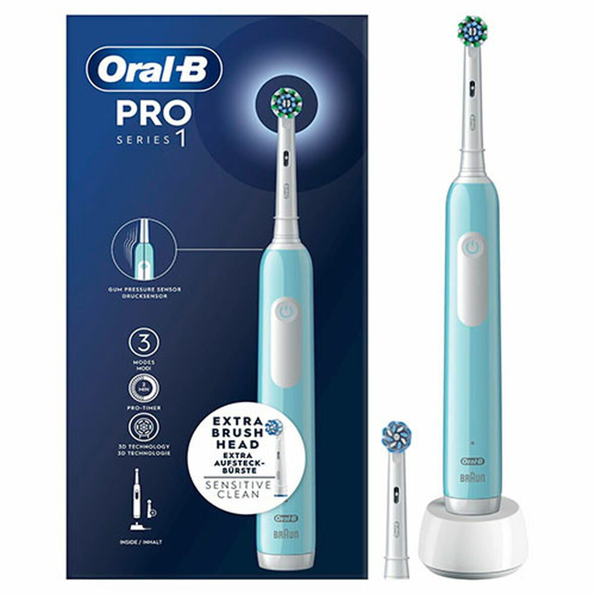 Electric Toothbrush Oral-B Pro 1 Blue -  Health and personal care, Oral care -  Oral-B.