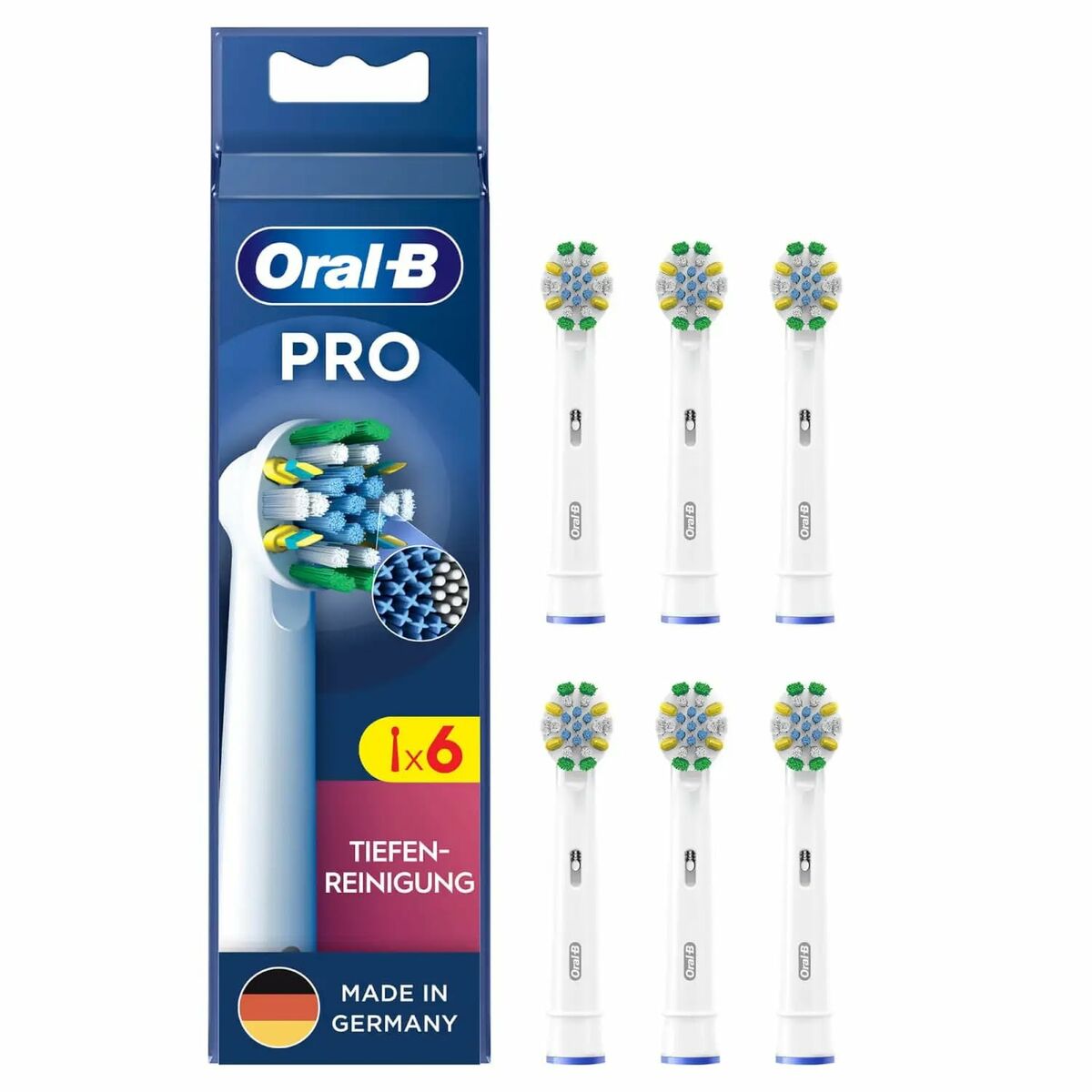 Replacement Head Oral-B Pro White 6 Units -  Health and personal care, Oral care -  Oral-B.